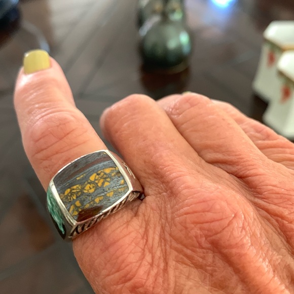 Men’s David Yurman tigers eye ring - Picture 2 of 5